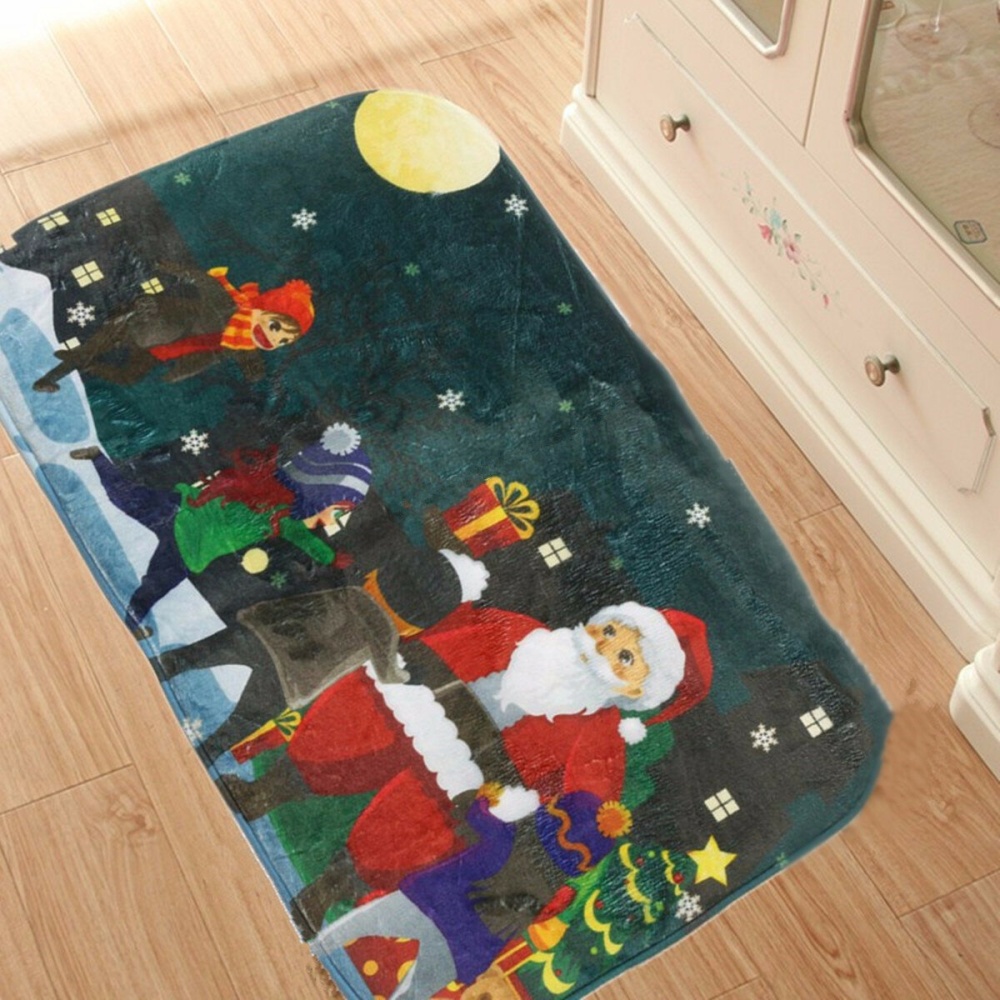 40x60cm  Non-slip Absorbent Floor Mat Bathroom Kitchen Bedroom Doormat Carpet Decor - 1 - Image 2