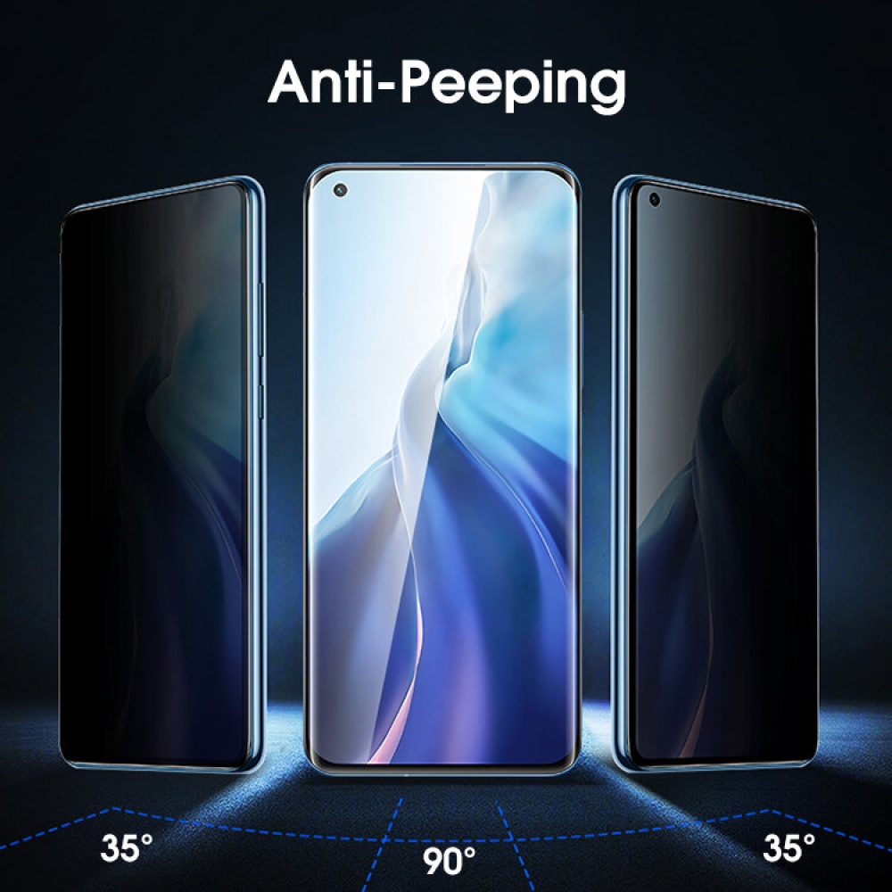 for Xiaomi Mi 11 / Mi 11 Pro Film Anti-Peeping HD Automatic-Repair Anti-Scratch Full Coverage Soft Hydrogel Film Screen Protector Non-Original - 3pc - Image 2