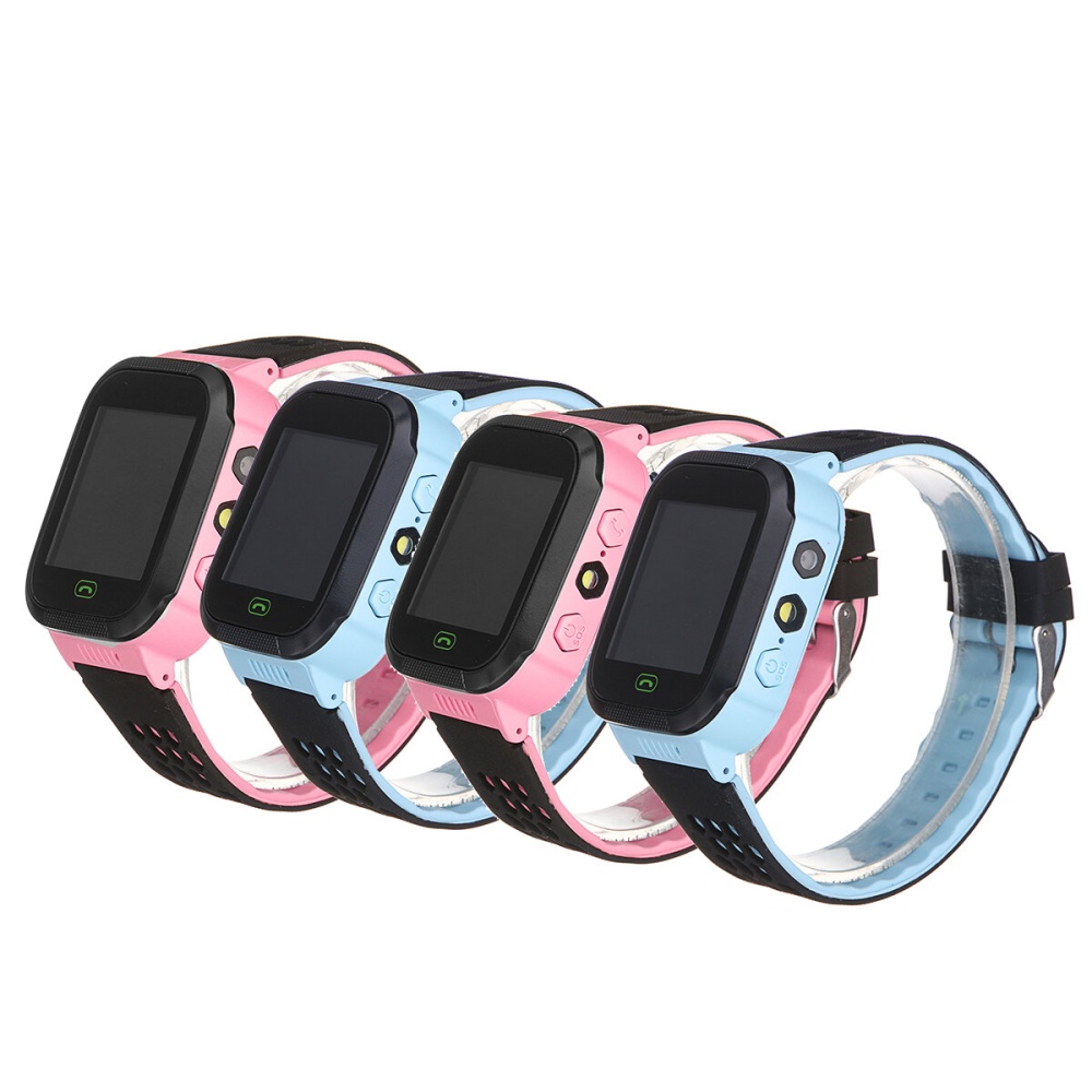 Waterproof Tracker SOS Call Children Smart Watch For Android IOS - Pink - Image 2