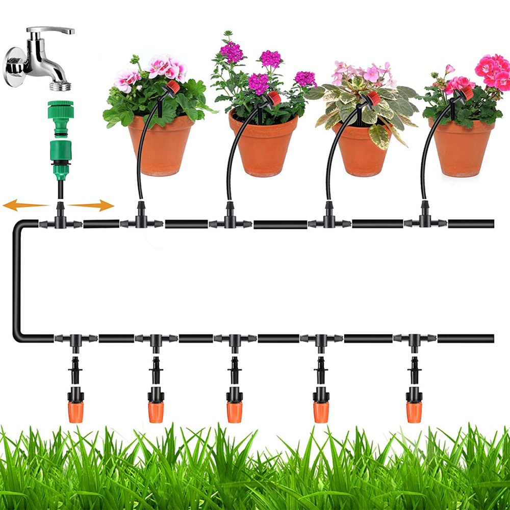 DIY Garden Micro Drip Irrigation System Timing Controller Plant Flower Automatic - Image 2