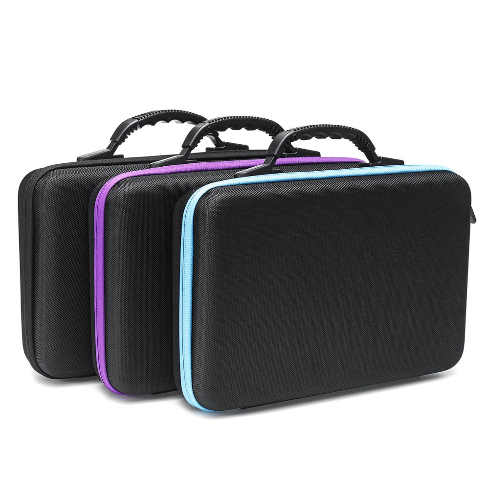 60 Bottle Essential Oil Case Carrying Portable Travel Holder 10ML Storage bag - Purple - Image 2