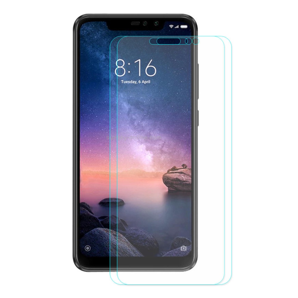 Enkay 2PCS 9H Anti-explosion HD Clear Tempered Glass Screen Protector for Xiaomi Redmi Note 6 Pro Non-original - Image 2