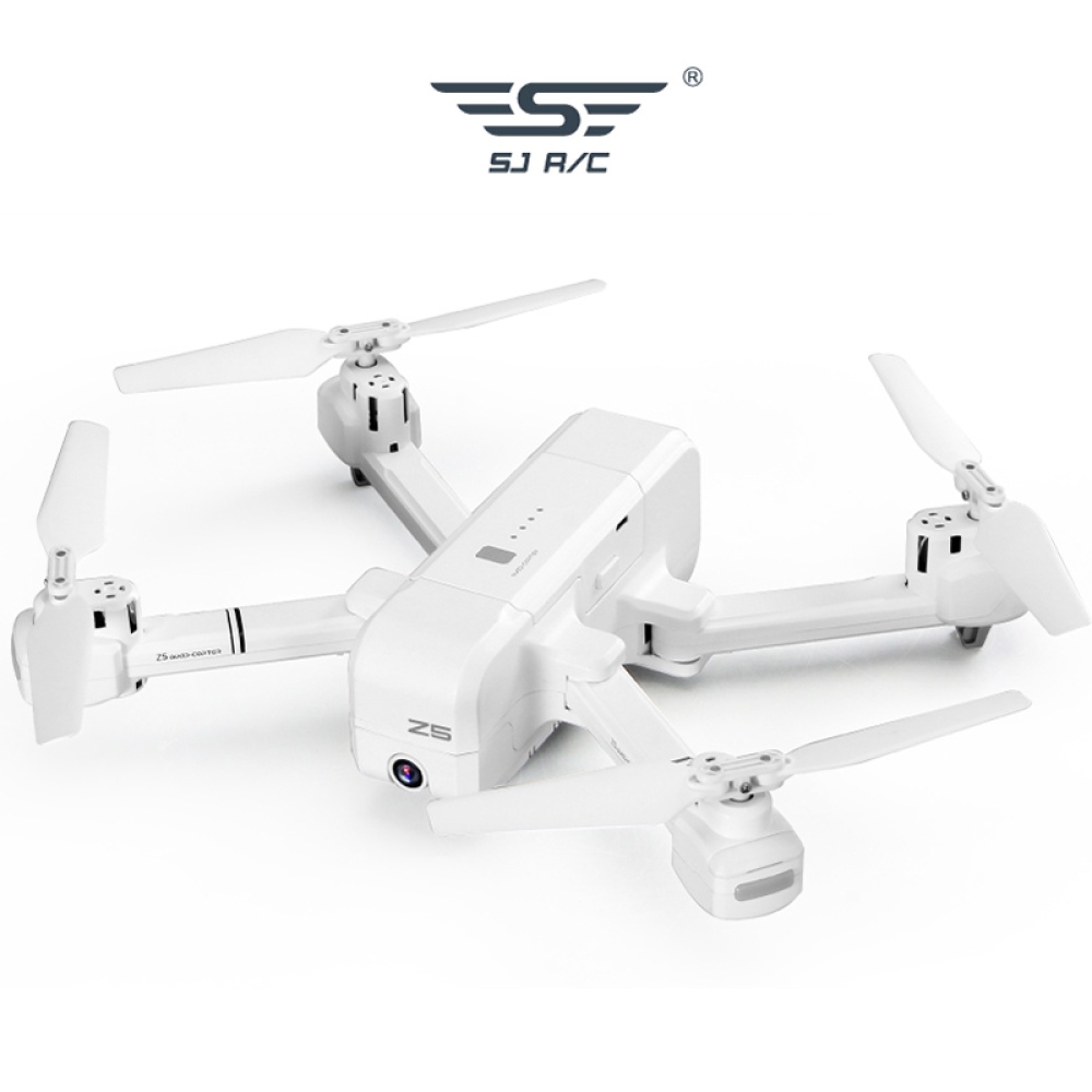 SJRC Z5 Wifi FPV With 720P Camera Double GPS Dynamic Follow RC Drone Quadcopter White - Image 2