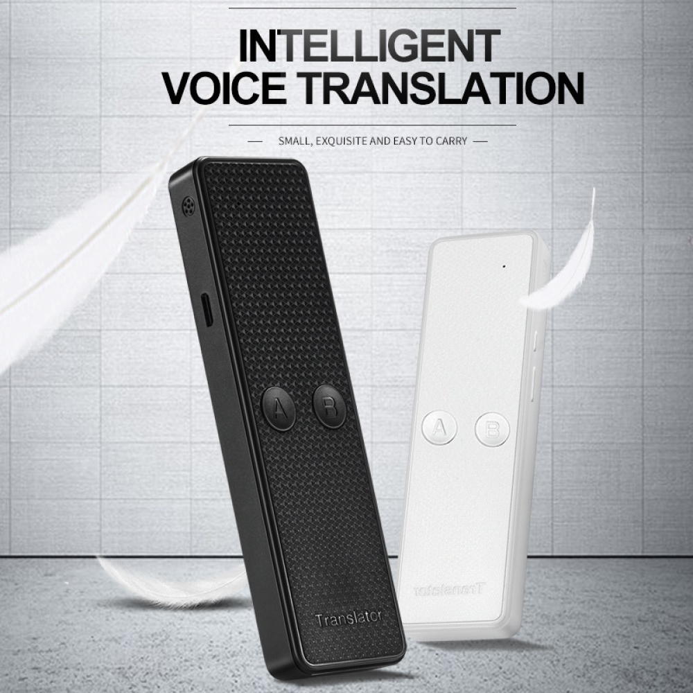 K6 Smart Translator 68 Language Mini Instant Real Time Portable Wireless Bluetooth Travel white - Image 3