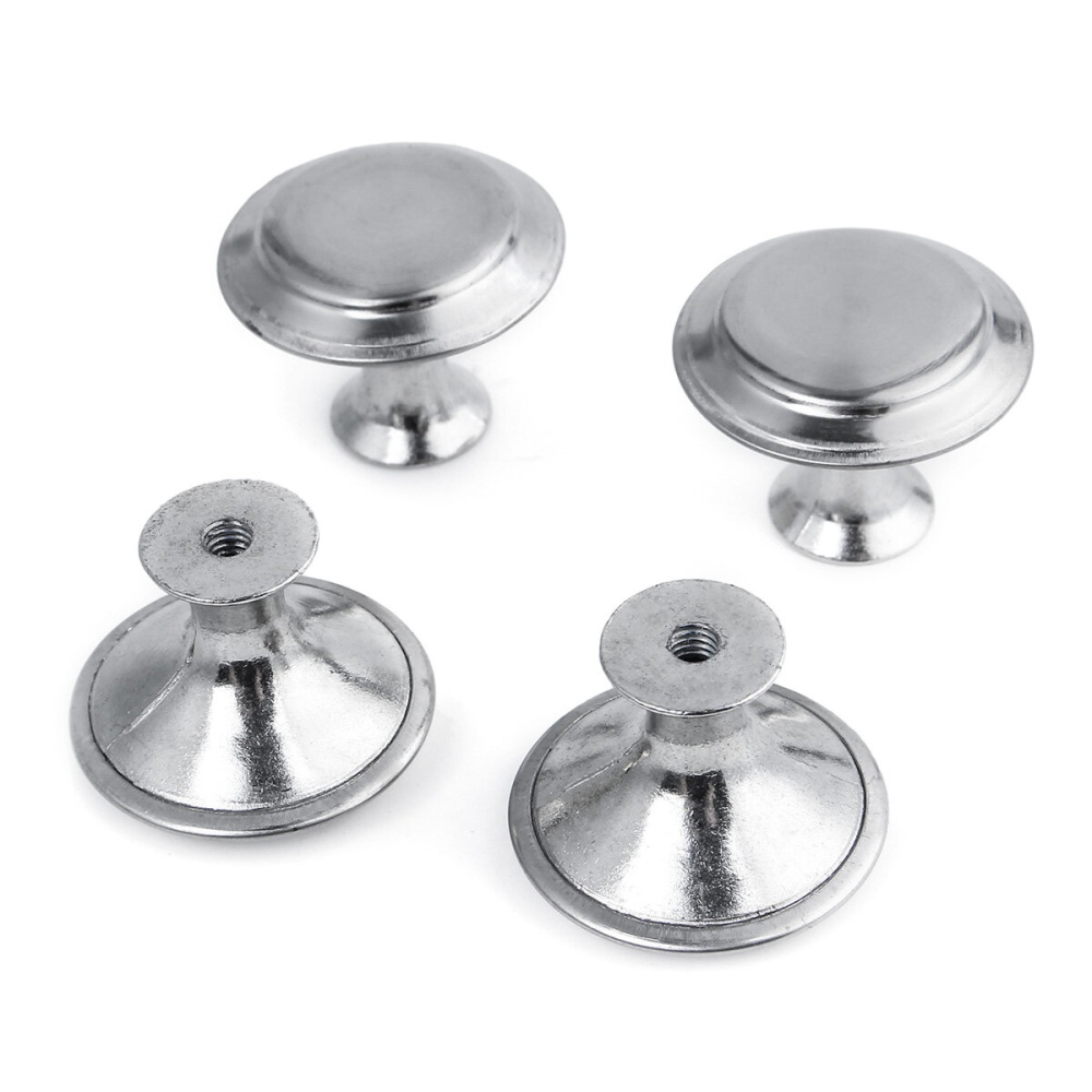 10Pcs Stainless Steel Door Knobs Wardrobe Cupboard Cabinet Kitchen Handle Pulls - L - Image 2