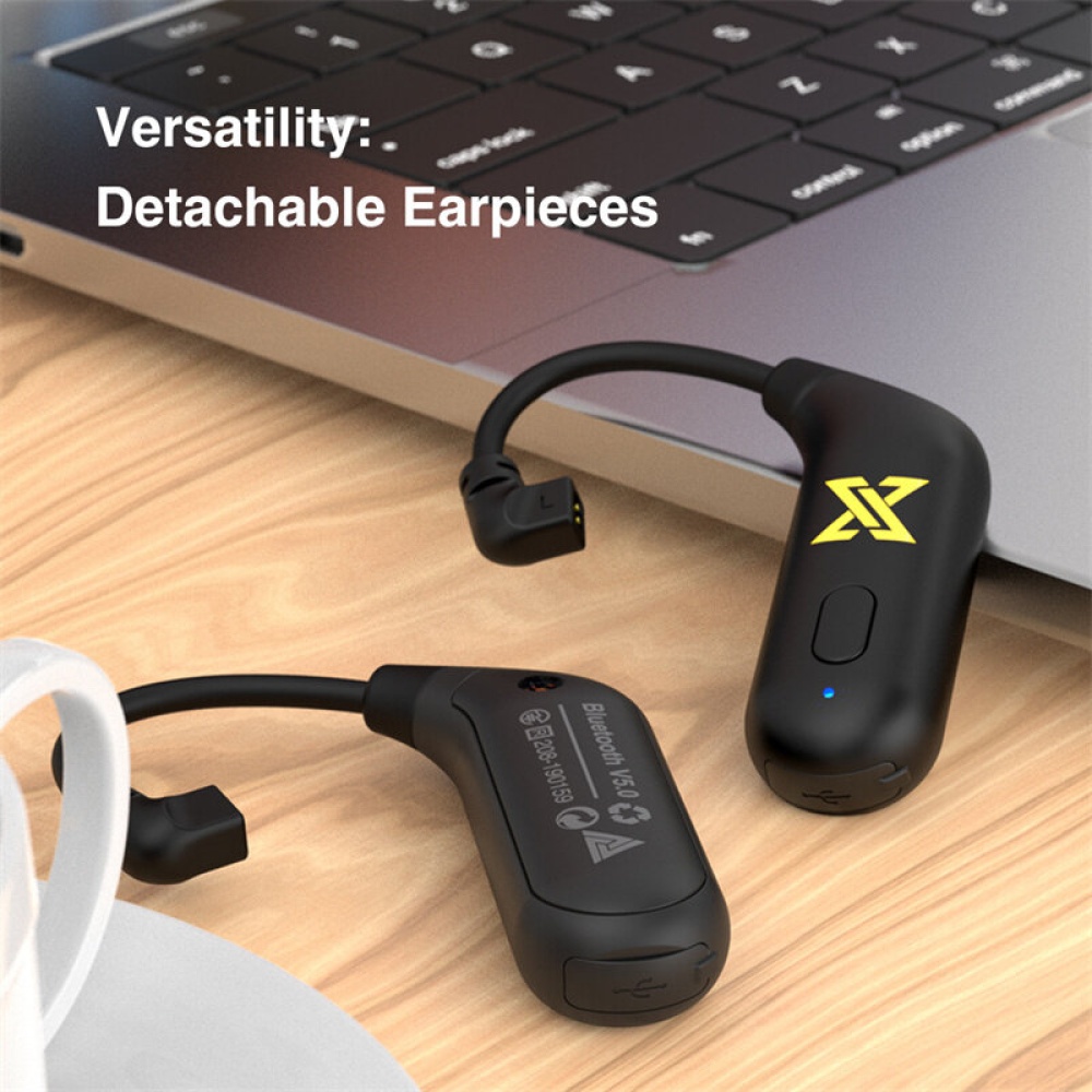 QKZ-X Wireless Earphone Cable bluetooth compatible 5.0 Headset Connector For QKZ AK6 Pro/MAX - Black - Image 2