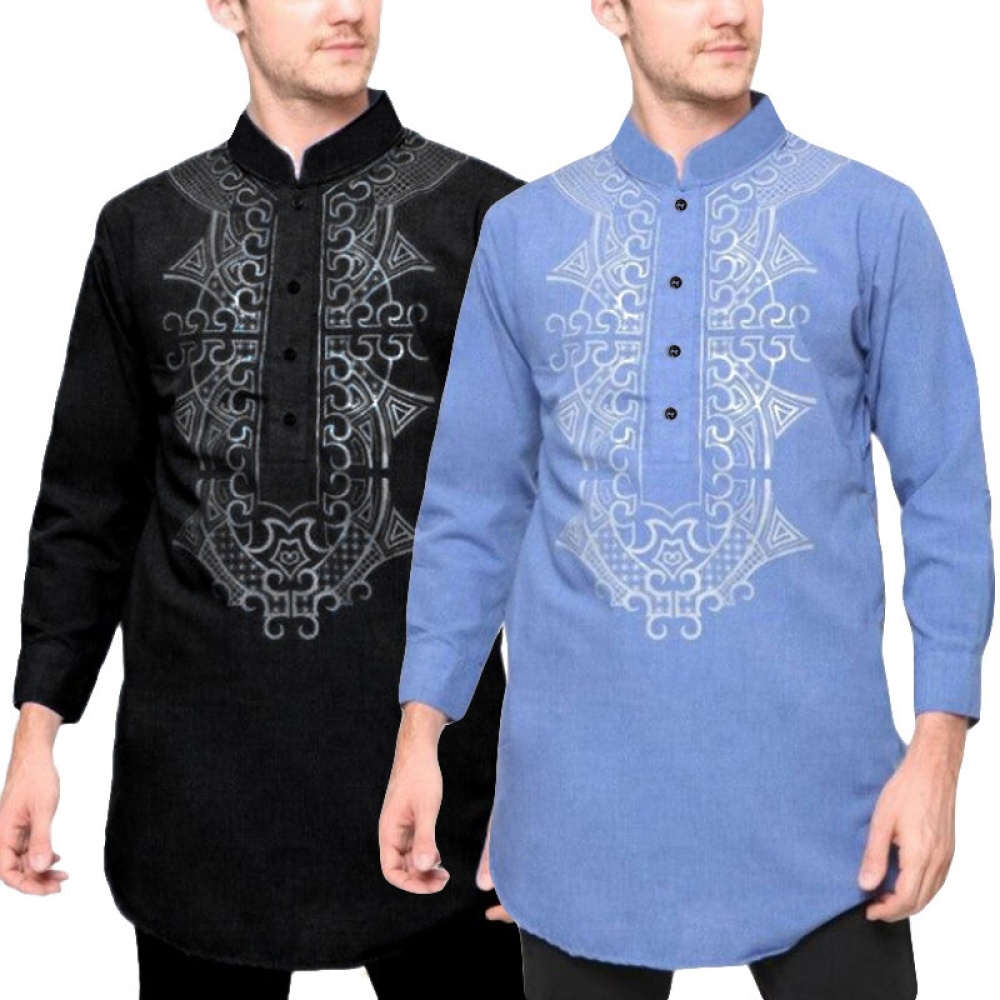 Men Long Sleeve Loose Comfortable Shirt Spring Autumn Breathable Tops Camping Hiking Sport - Black S