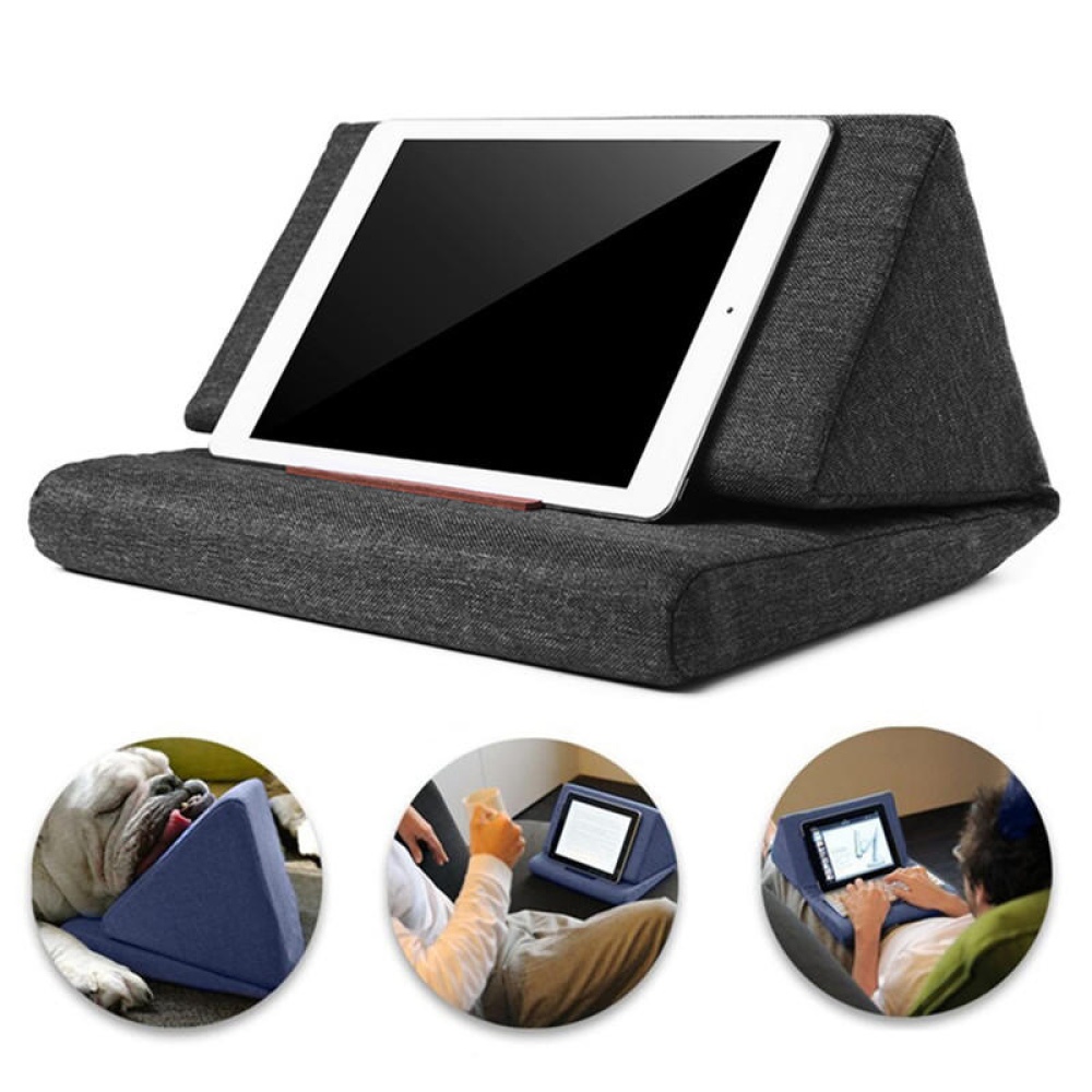 Universal Foldable Pillow Anti-slip Stand Desktop Phone Stand Lazy Holder for Smart Phone Tablet - Rose