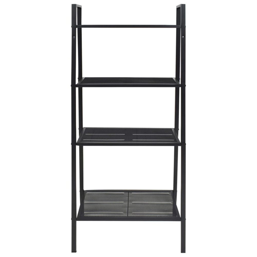 62x35.5x148cm 4 Tiers Ladder Design Bookcase Storage Rack Display Rack Metal for Livingroom Kitchen Bathroom - Image 2