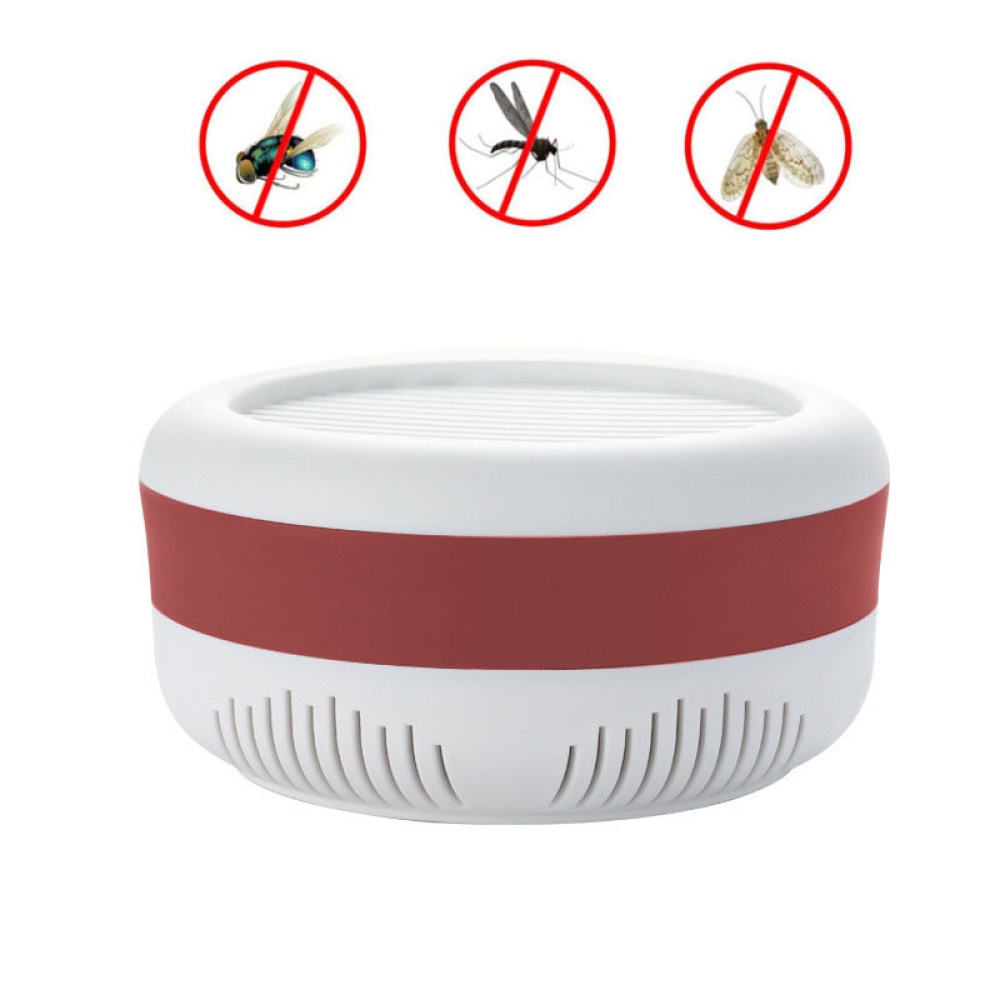 Electric Mosquito Killer USB Plug Mosquito Lamp Baby Adult Photocatalysis Mute Radiationless LED Insect killer Flies Trap Light - Red - Image 2