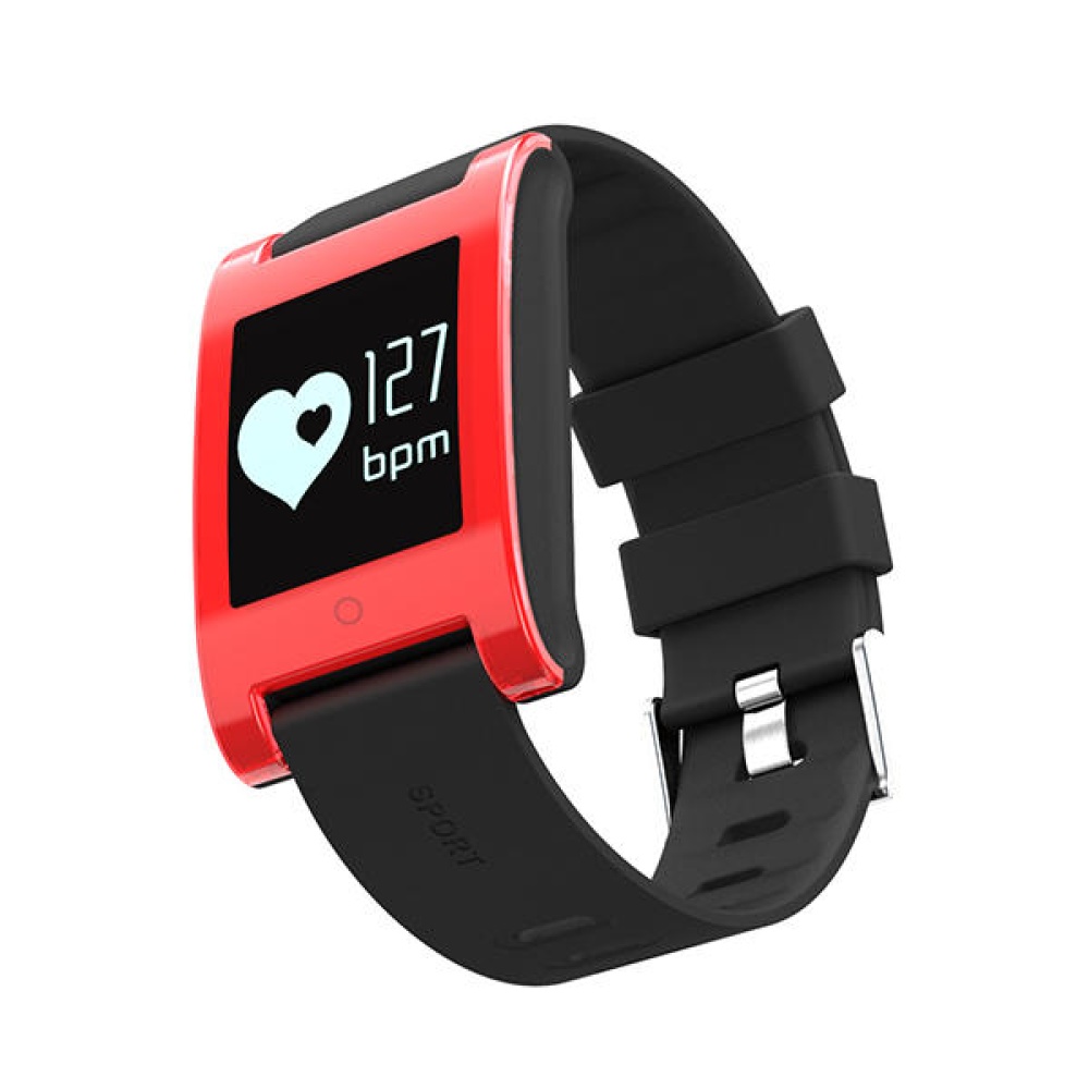 KALOAD DM68 IP67 Waterproof Fitness Tracker Blood Pressure Heart Rate Monitor For Android & IOS - Red - Image 2