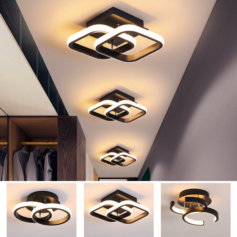 85-265V LED Ceiling Light Dimmable Lighting Fixtures Lamp Corridor Hallway Entryway Aisle - B - Image 2