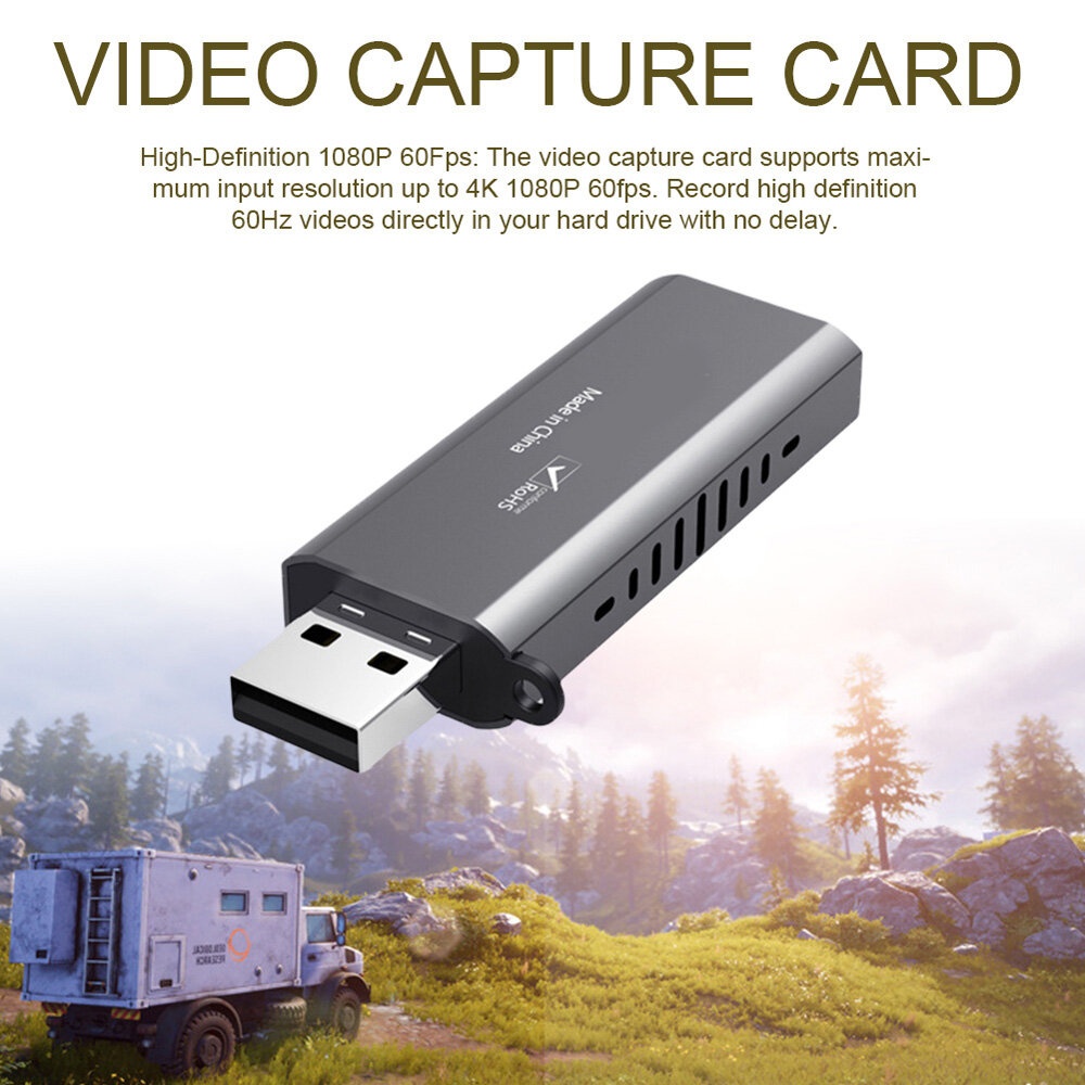 Video Capture Card 1080P HD Video Grabber HDMI-Compatible To USB 3.0 For Live Streaming Gaming Conference - Image 2