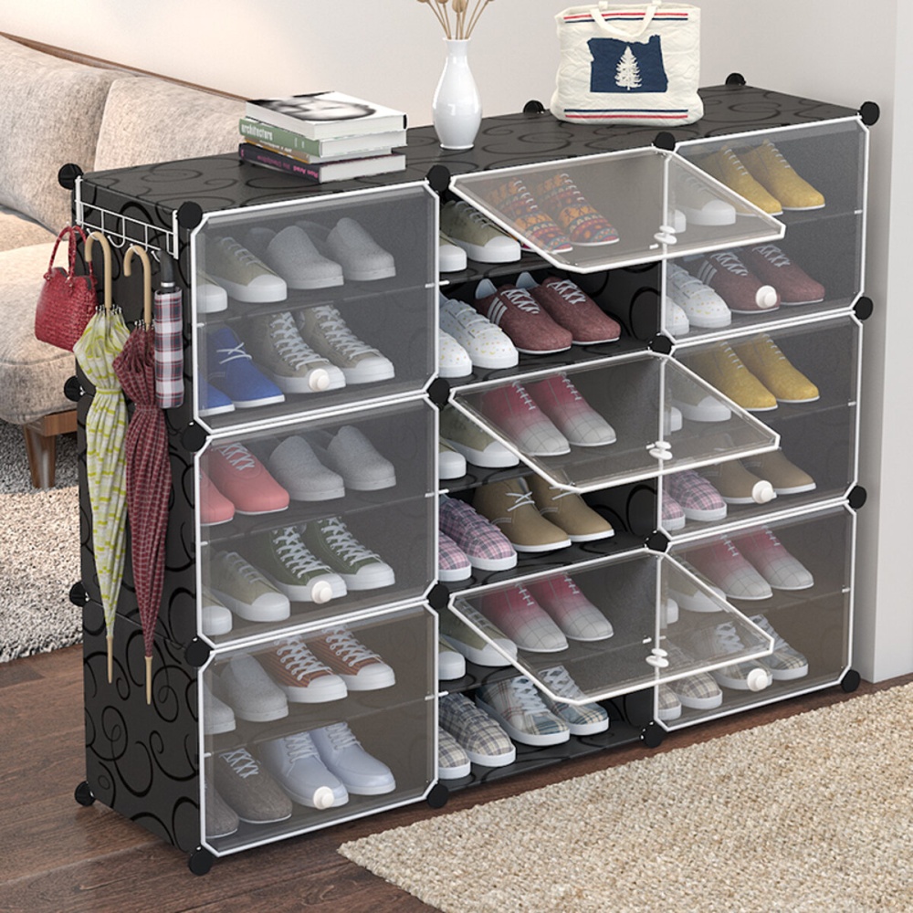 6 layers Dust Rransparent Shoe Cabinets Modern Simple Style Shoe Rack - Type A - Image 2