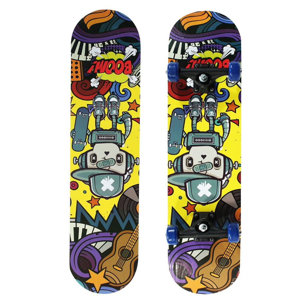 Children's Skateboard Four-wheel Maple Double Warp Suit for Beginner Teenagers - Image 2