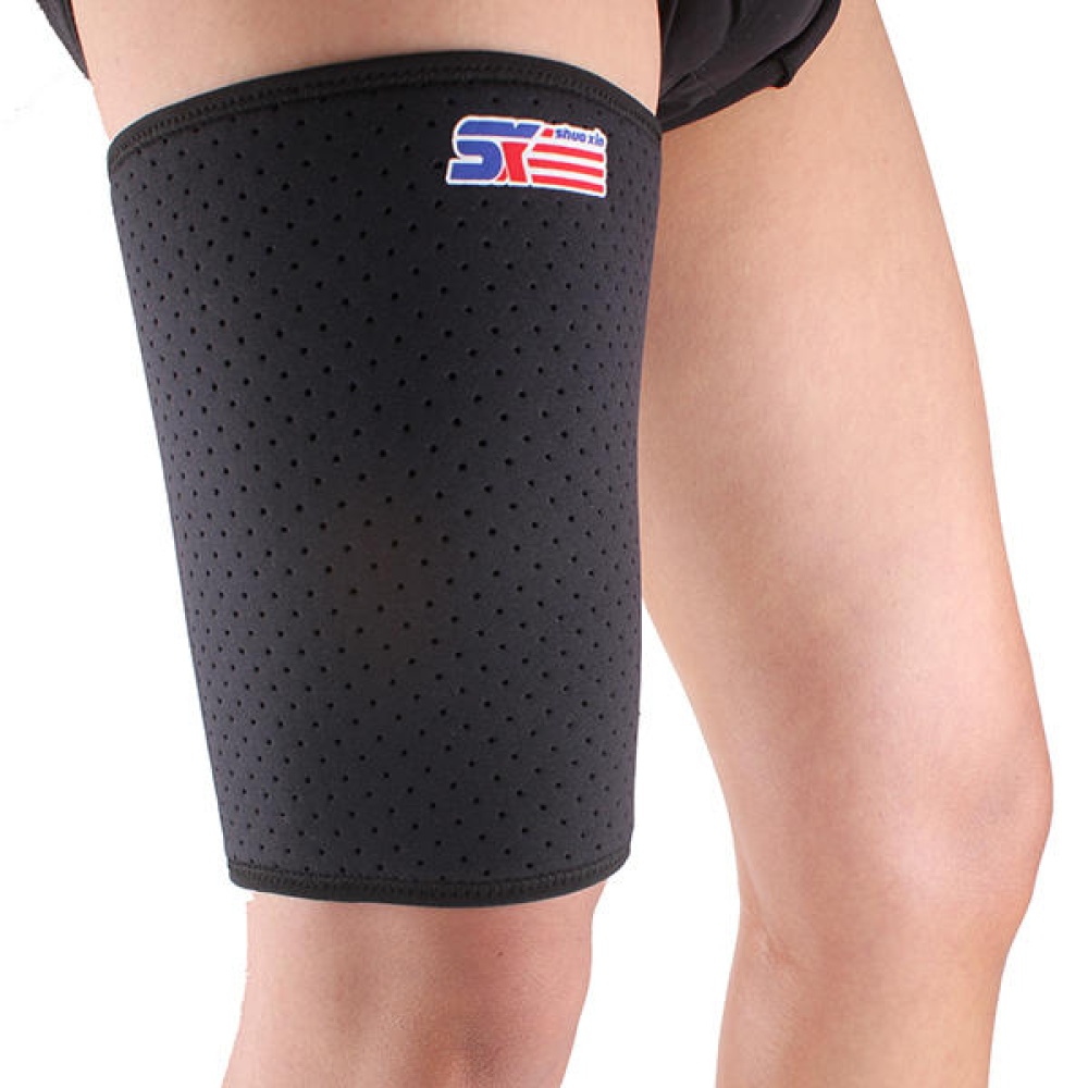 ShuoXin SX650 Sports Fitness Gym Elastic Stretchy Thigh Brace Support Wrap Band - 1PC - L