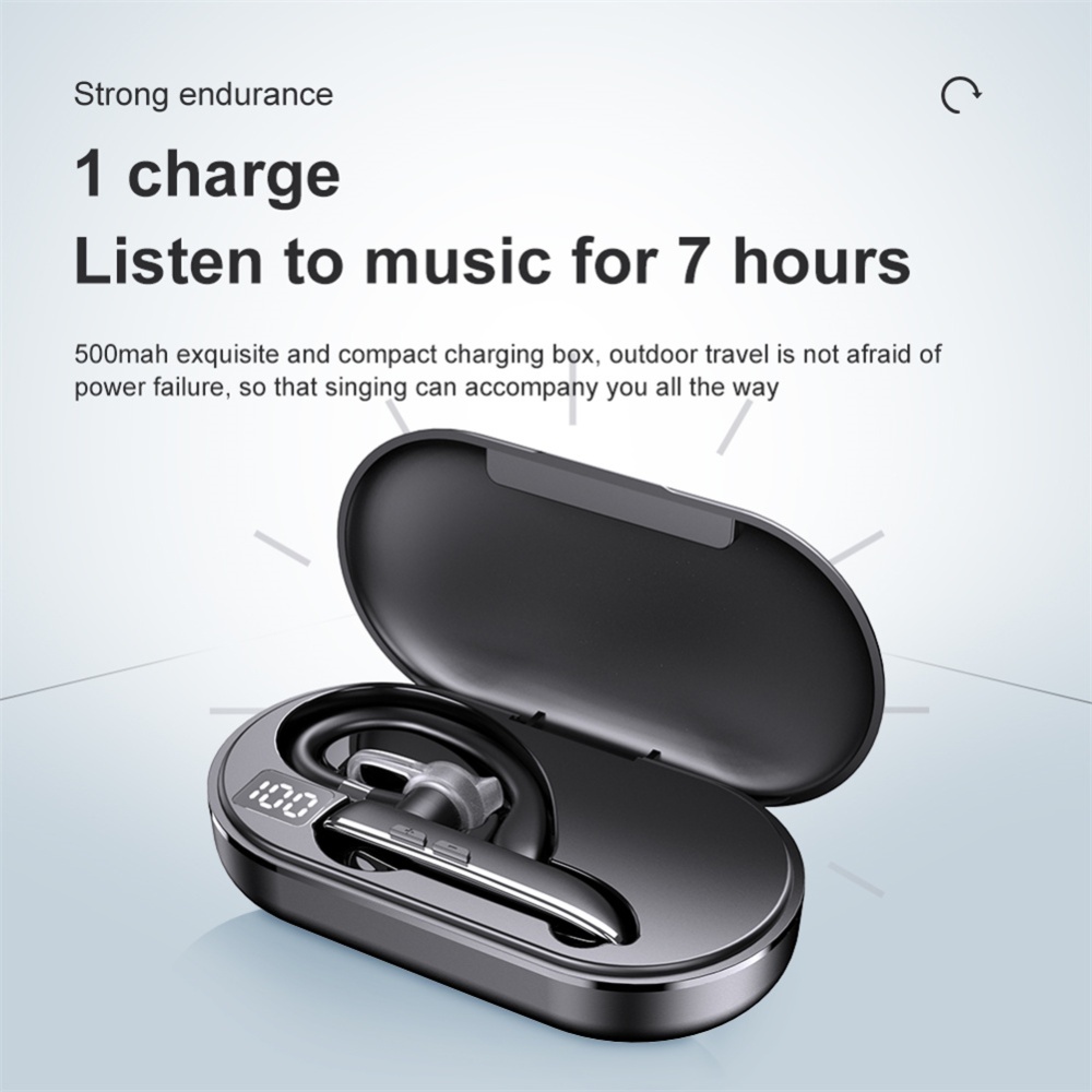 Yyk530 Bluetooth Earphone Ear-mounted Digital Display Tws Headset - Image 4