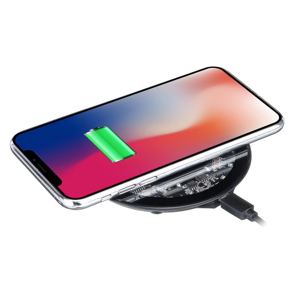 15W Qi Fast Wireless Charger Mounts Holder Charging Dock Visible Pad 360° Auto - 10 - Image 2