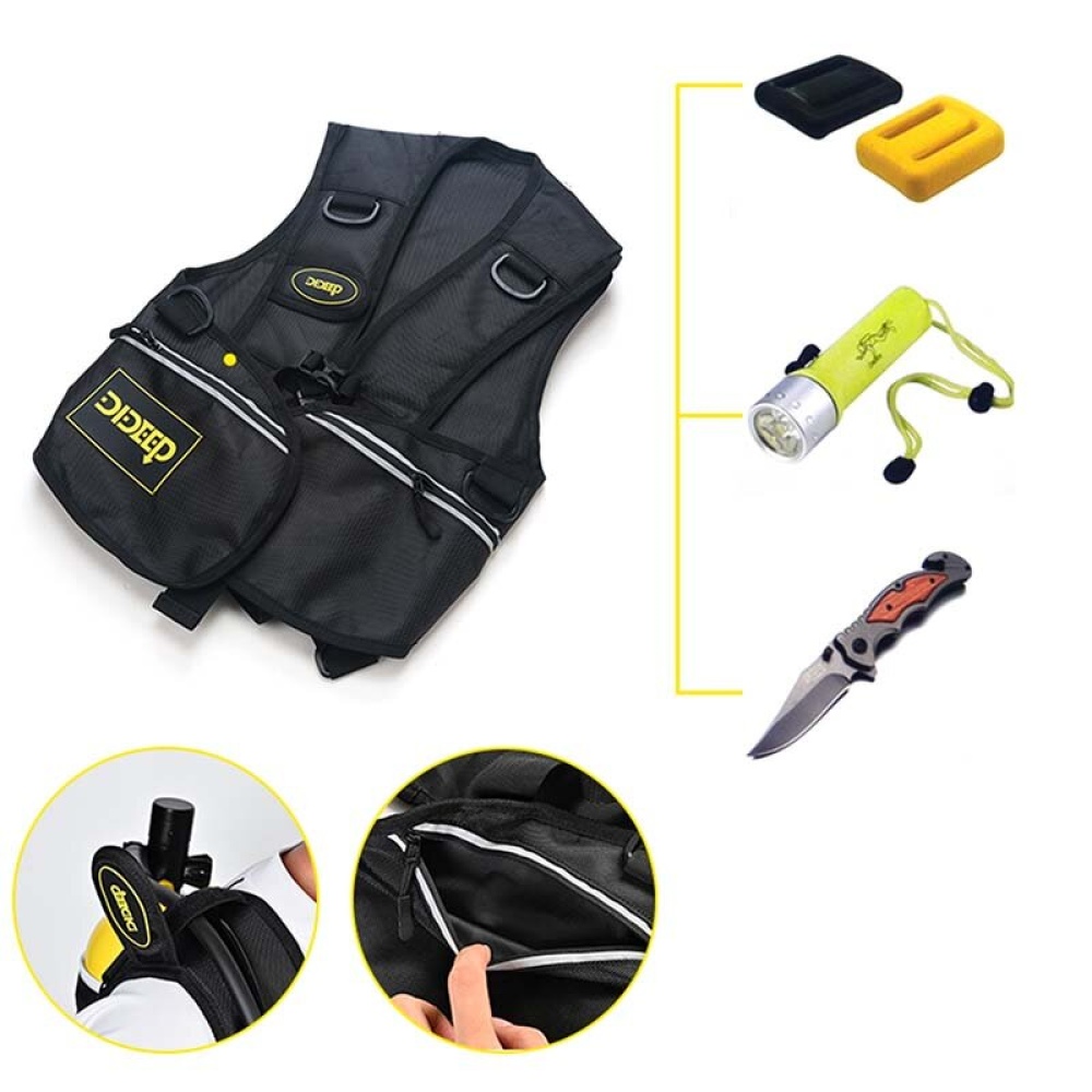 DIDEEP Quick-Drying Diving Vest Bag For 2L Scuba Tank Diving Oxygen Cylinder Storage Back Bag Snorkeling Dive Equipment - Image 2