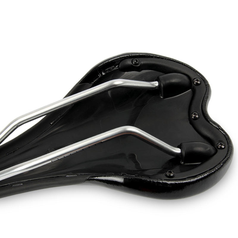 GUB 3083 MTB Bicycles Front Seat Saddle Soft Comfort Breathable Ergonomic Cushion Saddle Seat - Black & Silver - Image 2