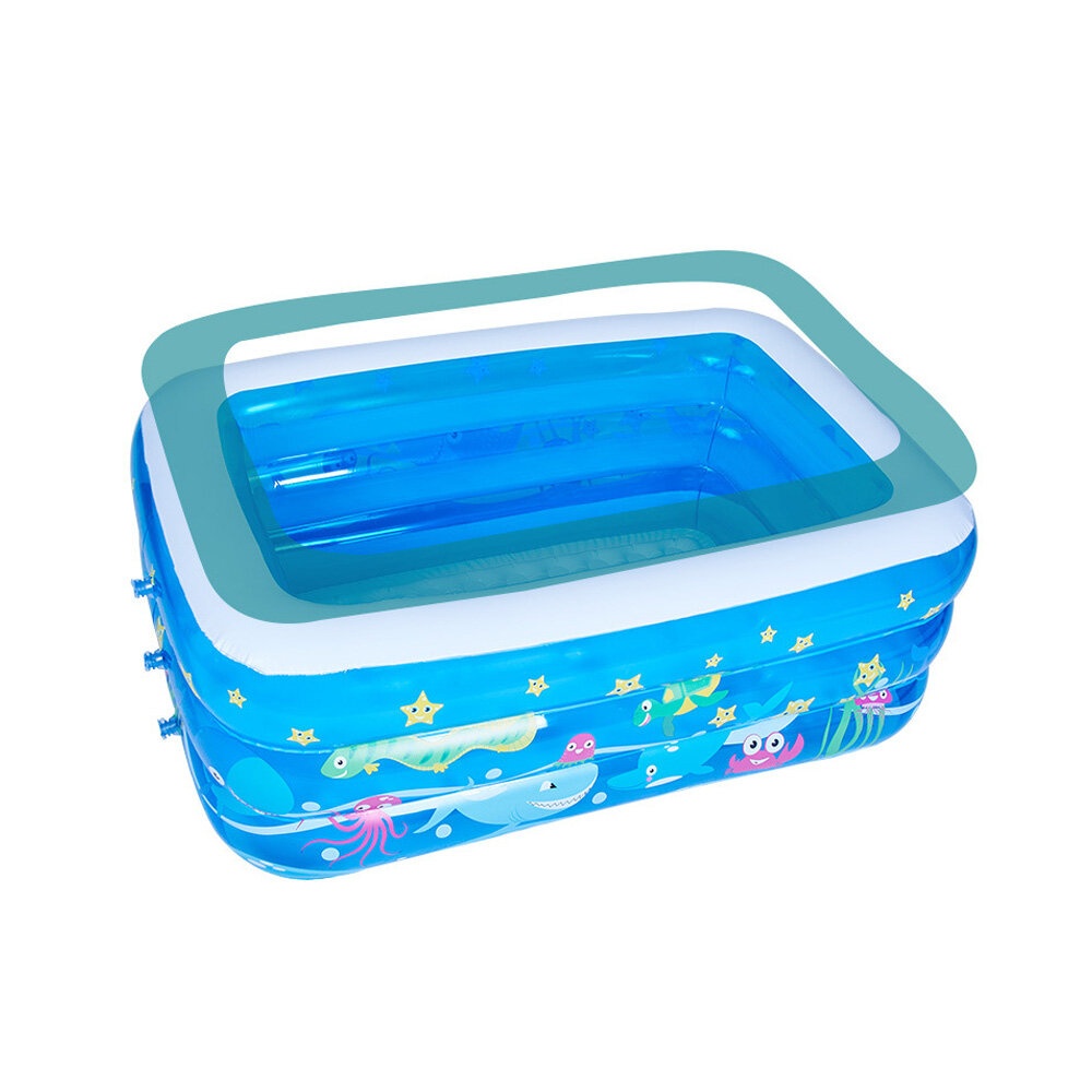 Inflatable Swimming Pool Kids Adult Yard Garden Family Party Outdoor Indoor Playing Inflatable Bathtub - A - Image 2