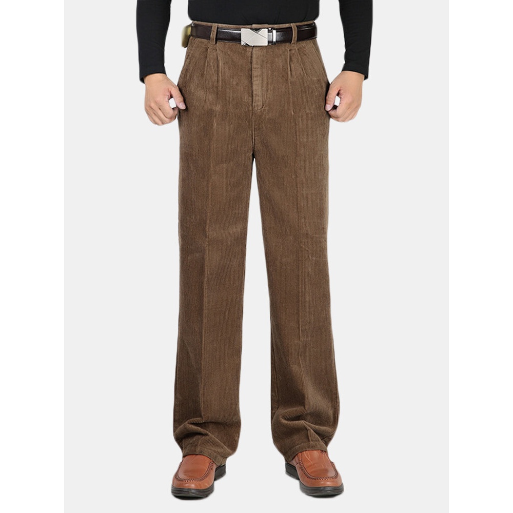 Men's Business Straight Casual Pants - 30 Black