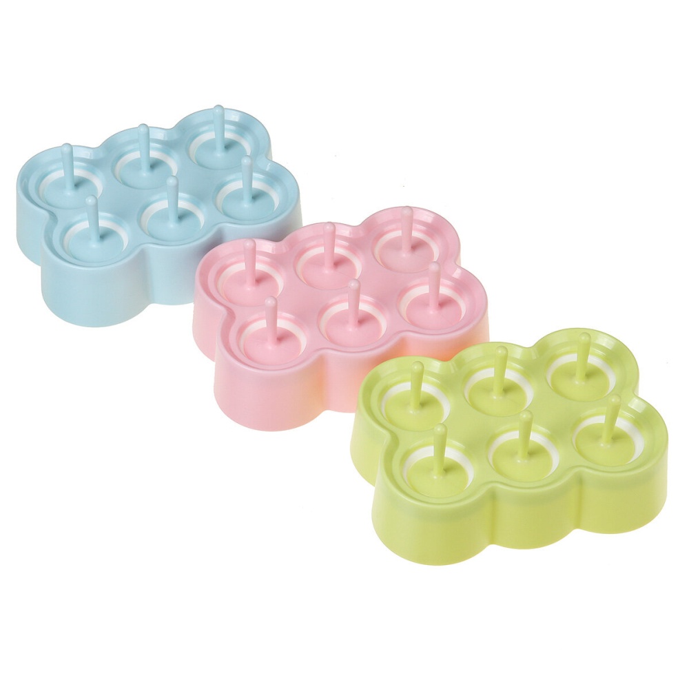 Portable Food Grade Ice Cream Mold Popsicle Mould Ball Maker Baby DIY Food Supplement Tools for Fruit Shake Accessories - Green - Image 2