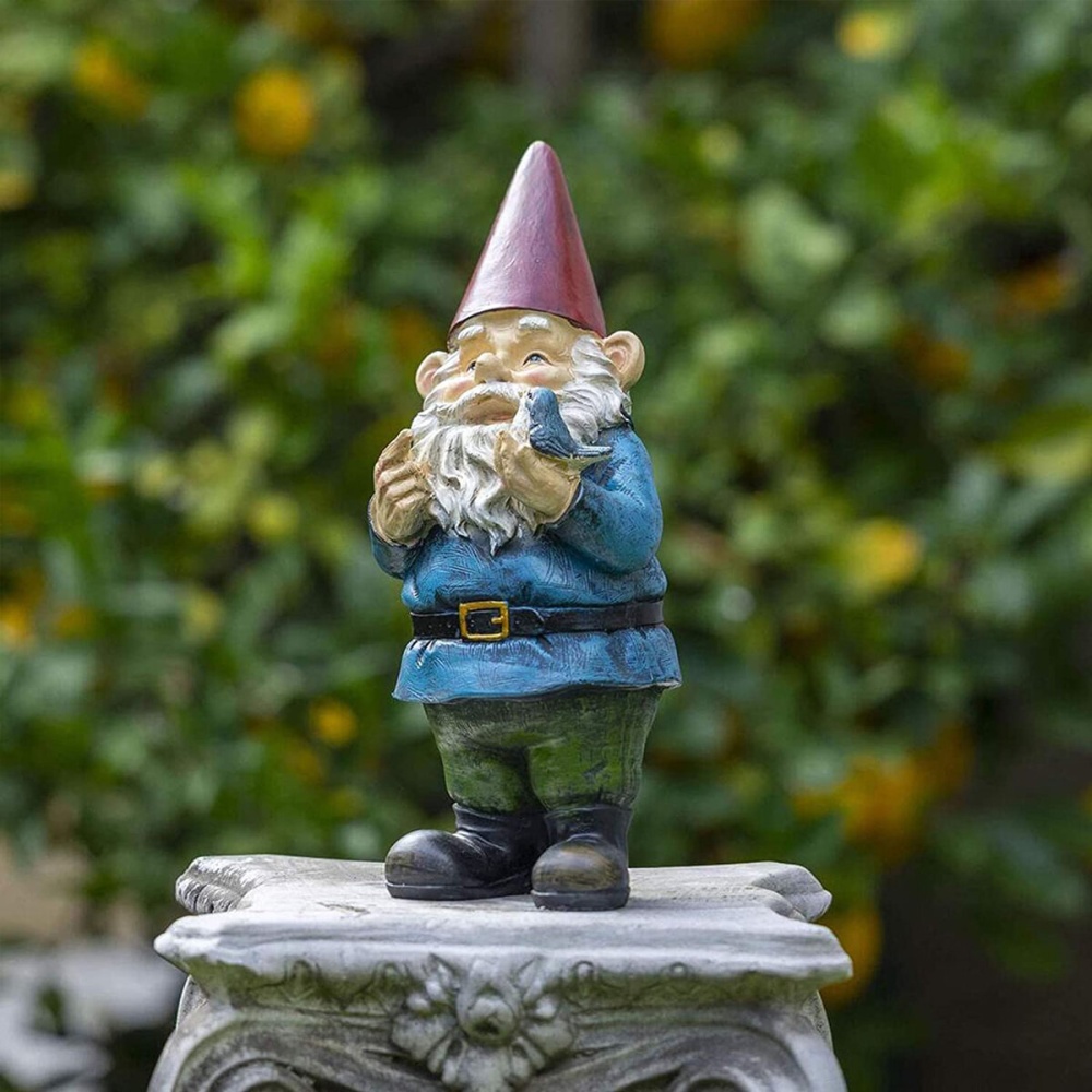 Resin Funny Naughty Garden Gnome for Lawn Indoor or Outdoor Decorations - B - Image 2