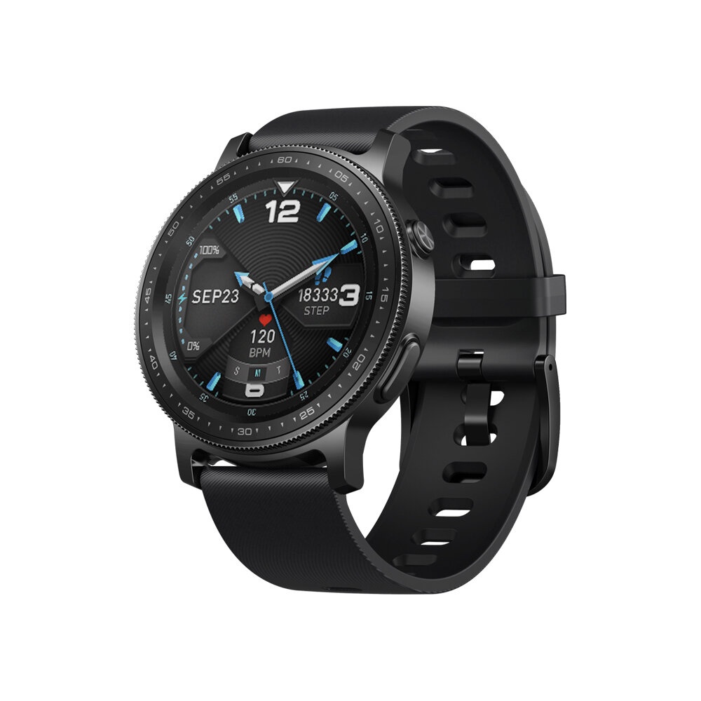 [bluetooth Call] Zeblaze GTR 2 1.28 inch HD Color Touch Screen SpO2 Heart Rate Blood Pressure Monitor IP68 Waterproof BT5.0 Smart Watch - Black - Image 2