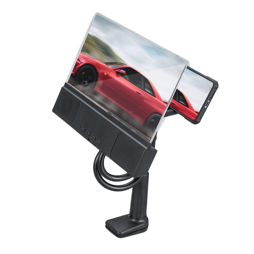 L2 12 inch 3D Phone Screen Magnifier Movie Video Screen Amplifier with Bass bluetooth Speaker for iPhone for Samsung Huawei - 1