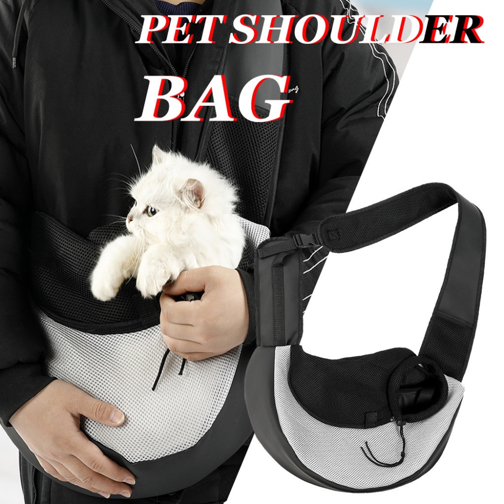 Pet Portable Single Shoulder Bag for Outdoor Kitten Puppy Animals Travel Transport Small - Image 3