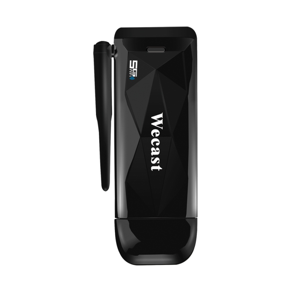 Dual-frequency Tv Screen Projector Mobile Phone Wireless 2.4g+5g Wifi Frequency Converter Black