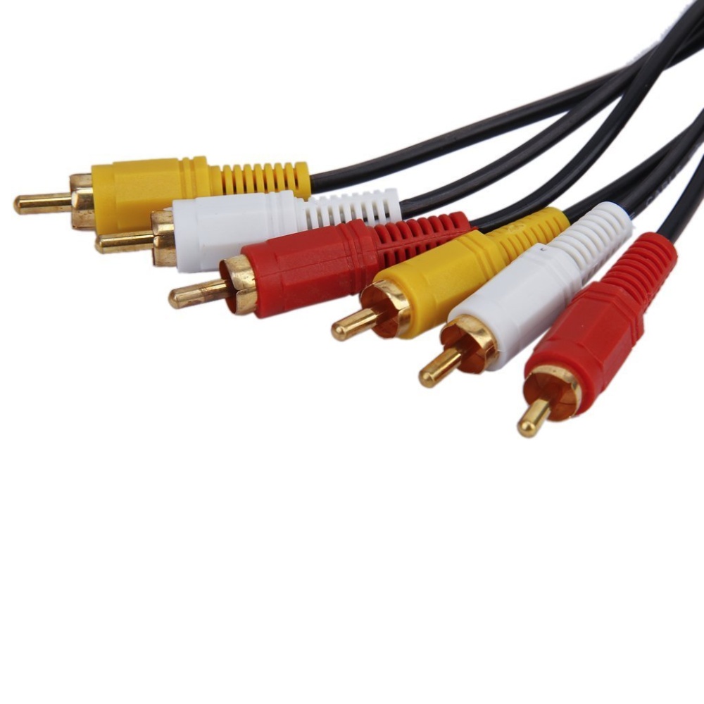 50ft 3 Video Audio RCA Composite Cable for HDTV DVD VCR - Image 3