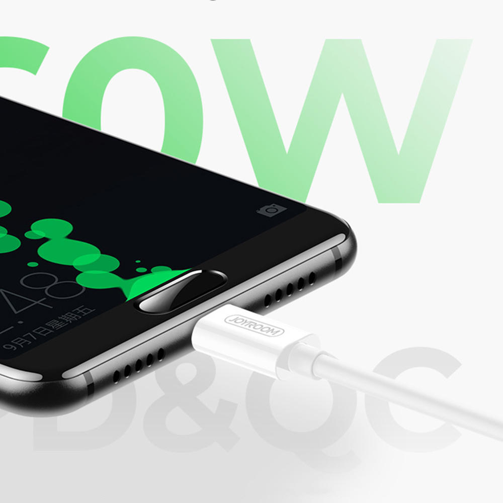 Joyroom 3A Type C to Type C 60W Fast Charging Data Cable For HUAWEI Mate 20 P20 S9 S10 Note - White - Image 2