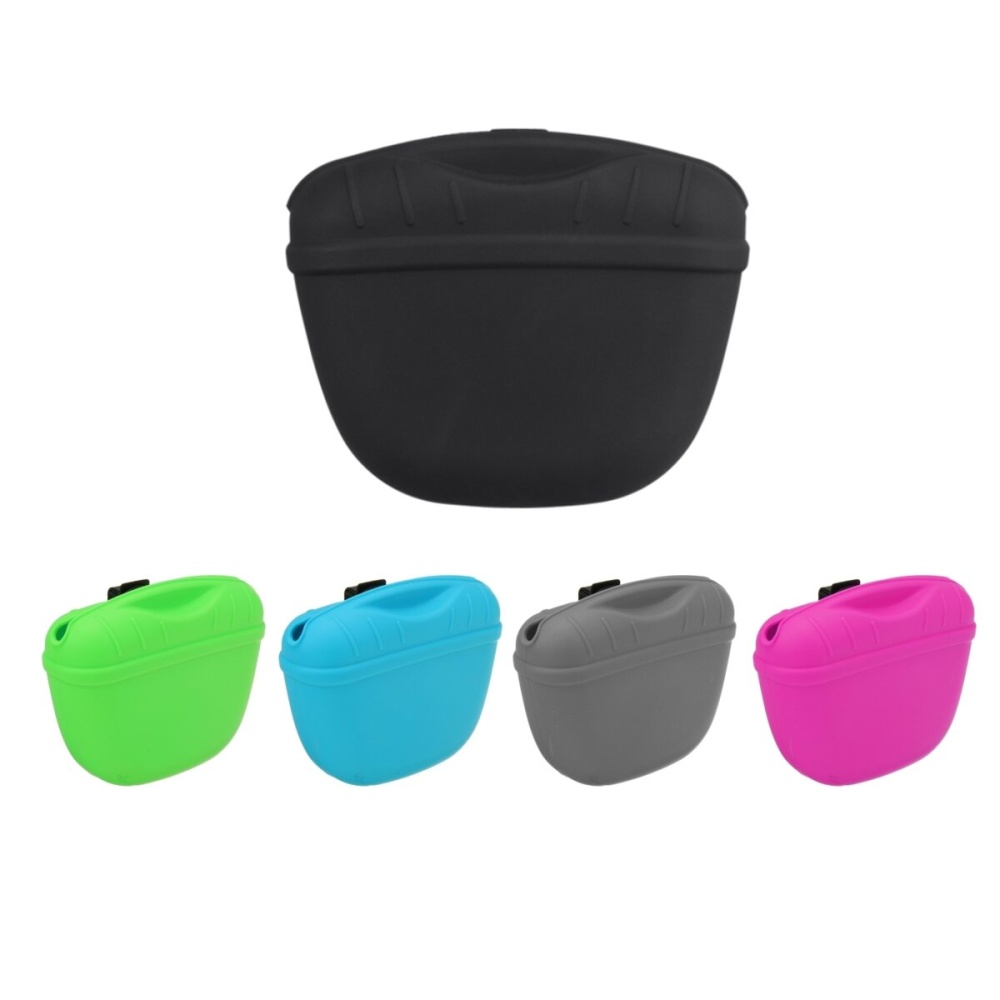 Pet Treat Training Bag Outdoor Feed Storage Pouch Food Reward Waist Bags Portable Pet Dog Training Bag - Green - Image 2