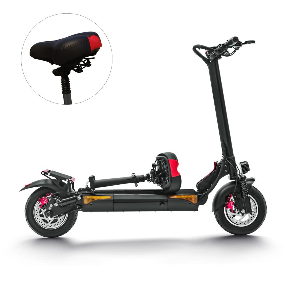 LAOTIE® L6 48V Scooter Saddle Seat Professional Breathable Adjustable Shock Absorbing Folding Electric Scooter Chair Cushion for LAOTIE L6