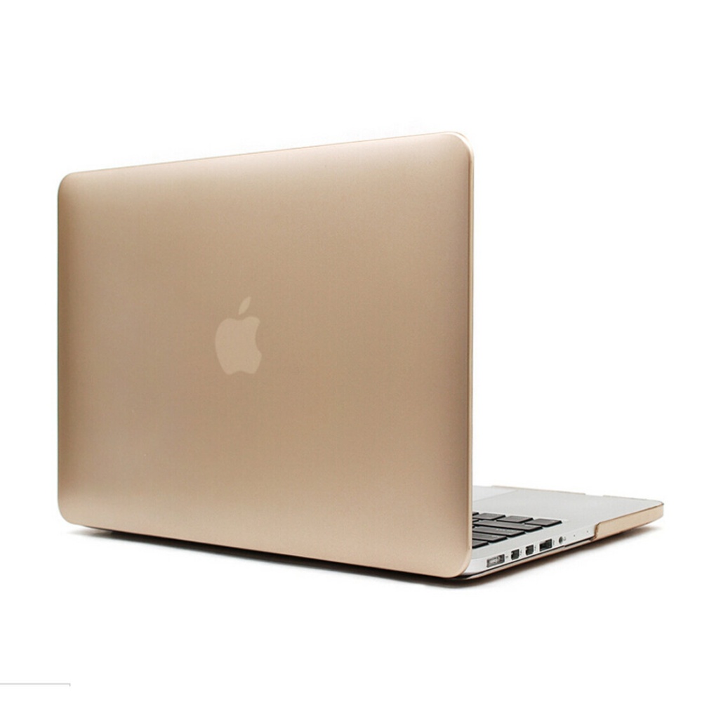 ELEGIANT for Macbook Pro 15.4 inch Case Colorful Matte Anti-Scratch Full Cover Protective Case Cover - Gold - Image 2