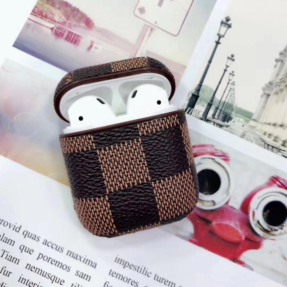 For Airpods Protective Case Wireless Bluetooth Headset Box Charging Bag Leather Earphone Cover Shell C - Image 4