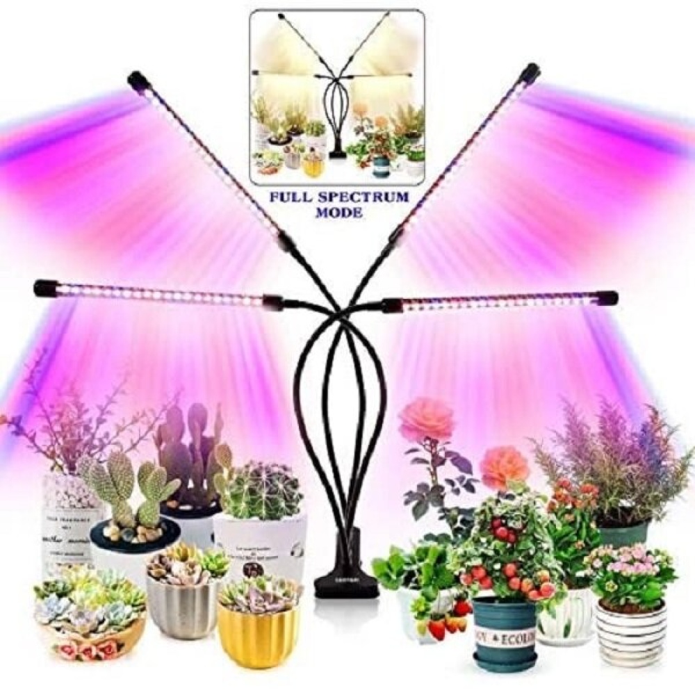 DC 5V 9W 18W 27W 36W 80 LED Grow Light with Timer Desktop Clip Full Spectrum PhytoLamps for Plants Flowers Grow Box - 1 Head