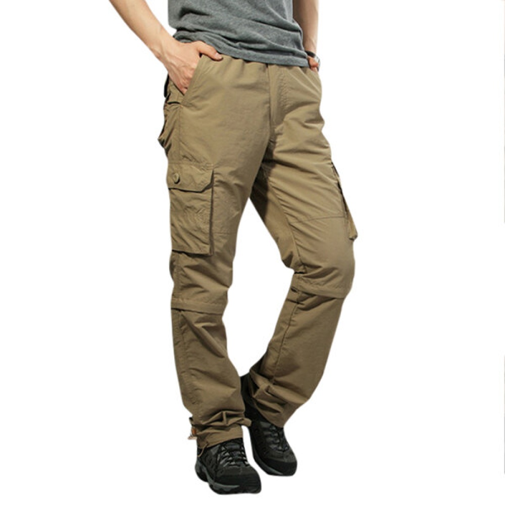 High Quality Fashion Casual Trousers Suit Pants Tactics Trou - S Khaki - Image 2