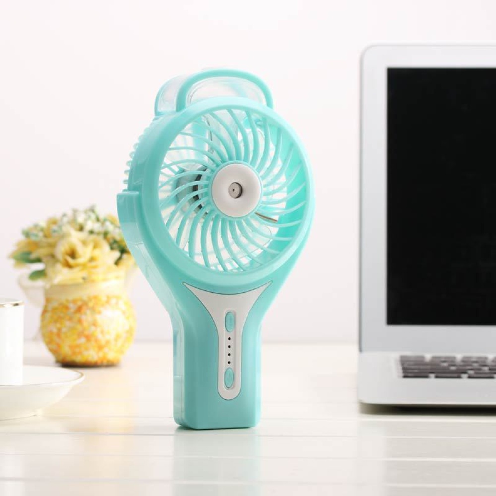 Mini USB Charging Noiseless Handhold Fan Humidifier Beauty Apparatus Gift Pink - Image 2