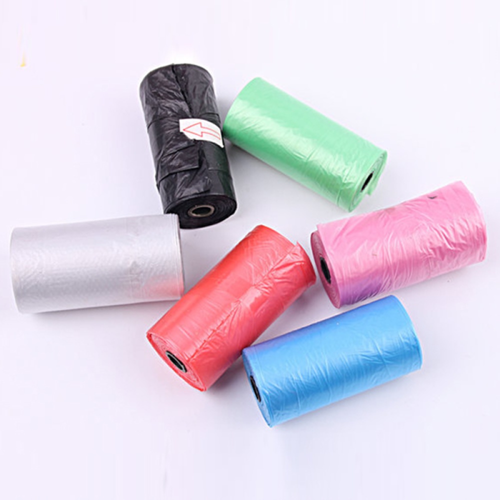 20pcs/Roll Pet Dog Poop Bags Puppy Waste Poo Pick Up Clean Bag Random Color 20pcs/roll