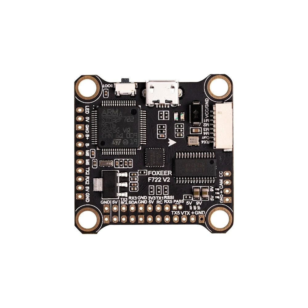 30.5*30.5mm Foxeer F722 V2 FPV F7 Flight Controller 3~6S MPU6000 BetaFlight BEC Compatibled with DJI Air Unit as shown - Image 2