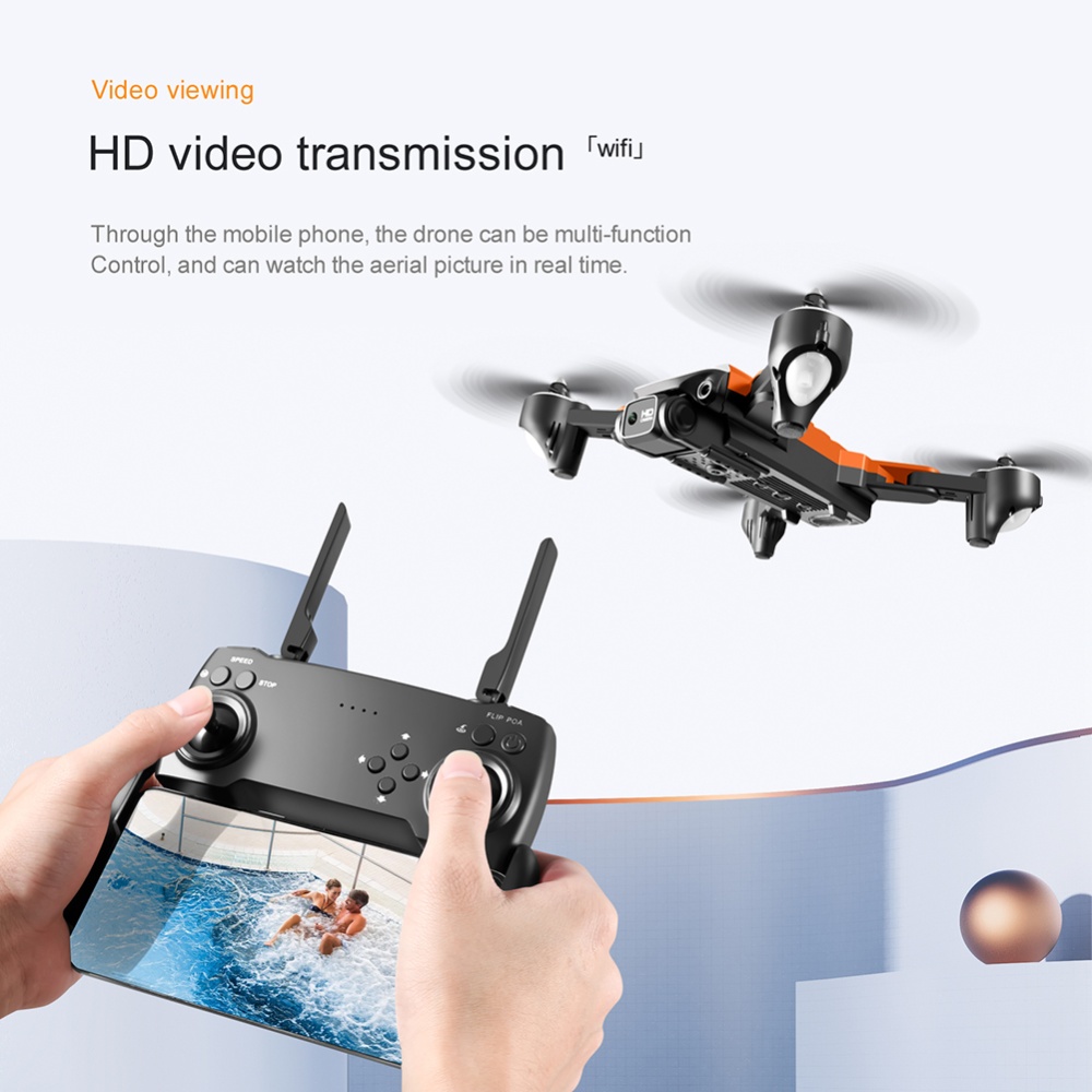 S5 Drone 4k Hd Dual Camera Wifi Fpv Intelligent Obstacle Avoidance Professional Dron Remote Control Quadcopter Helicopters Toy For Boys Oran - Image 2