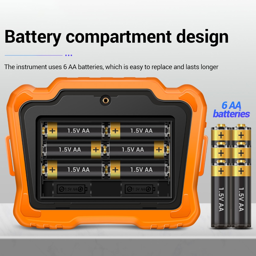 ANENG Digital Megohm Meter 100-1000V High-precision High Pressure Indicator Insulation Resistance Tester MH10 Orange - Image 2