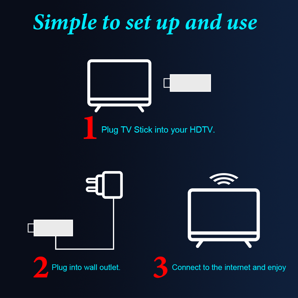 Mini Tv Stick Box Android 10 4g 32g T98 Rk3318 Smart Media Player Receiver 4+32G_US plug+I8 Keyboard - Image 4