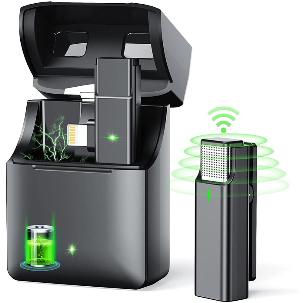 Ep033a2 Wireless Lavalier Microphone with Charging Bin 300m Range