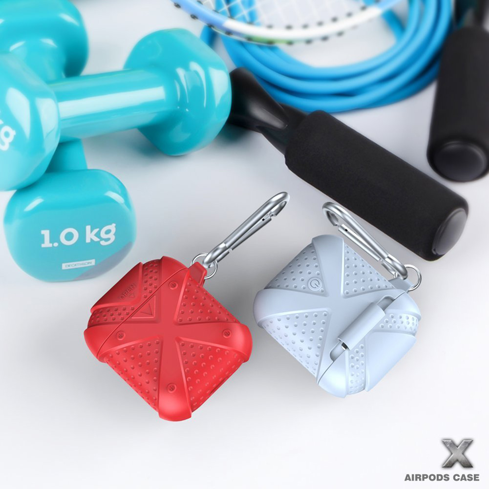 Boîtier d'oreille en silicone AirPods - Noir - Image 2