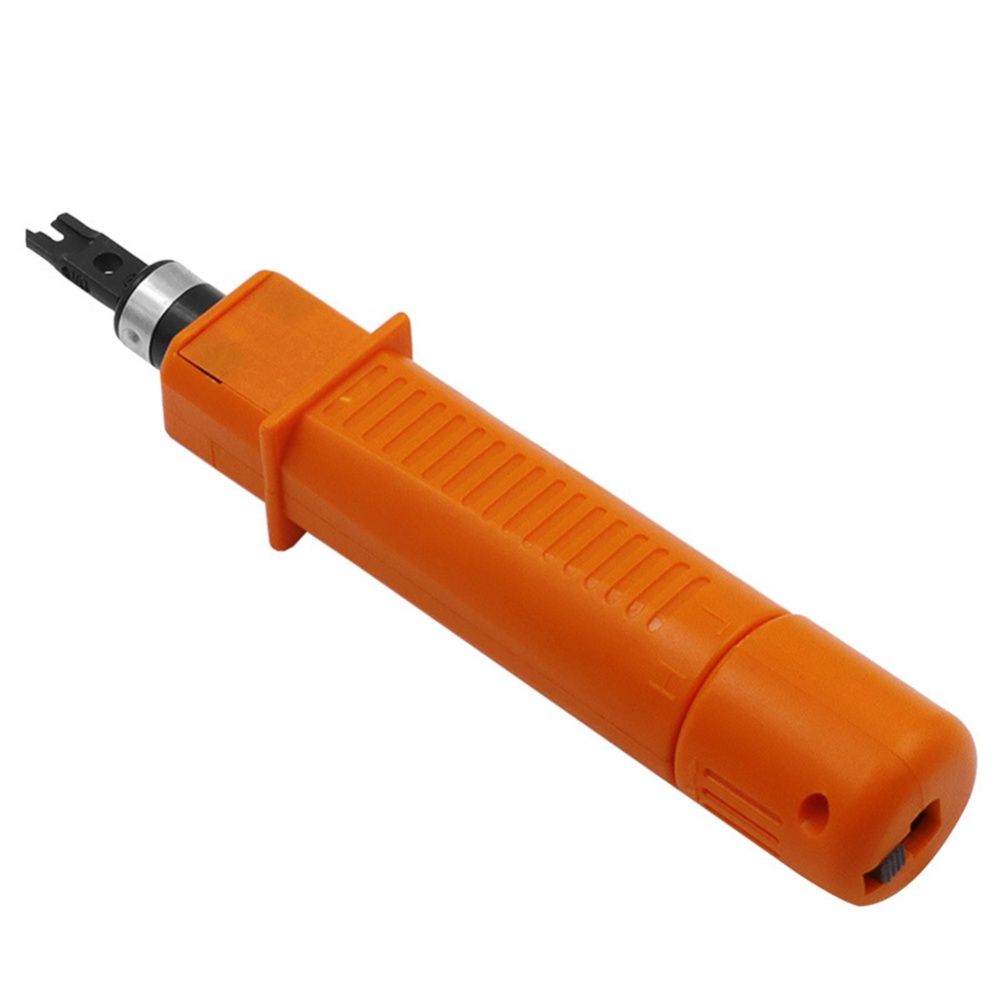 Impact Punch Down Tool Multi-purpose Network Module Wiring Knife Clamping Device Terminal Insertion orange