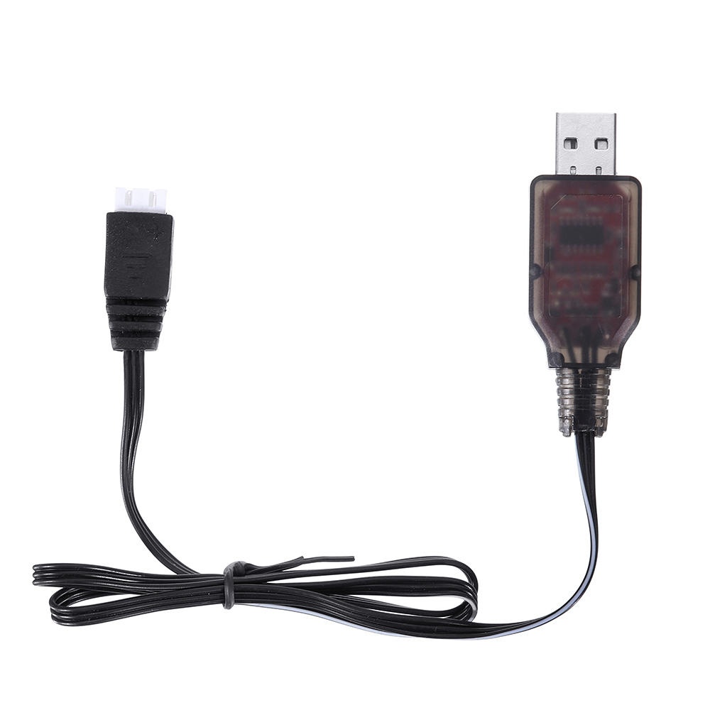 HS USB Charging Cable 7.4V 2S Li-ion Battery Charger for 18301 18302 18311 18312 1/18 RC Car Parts - Image 2